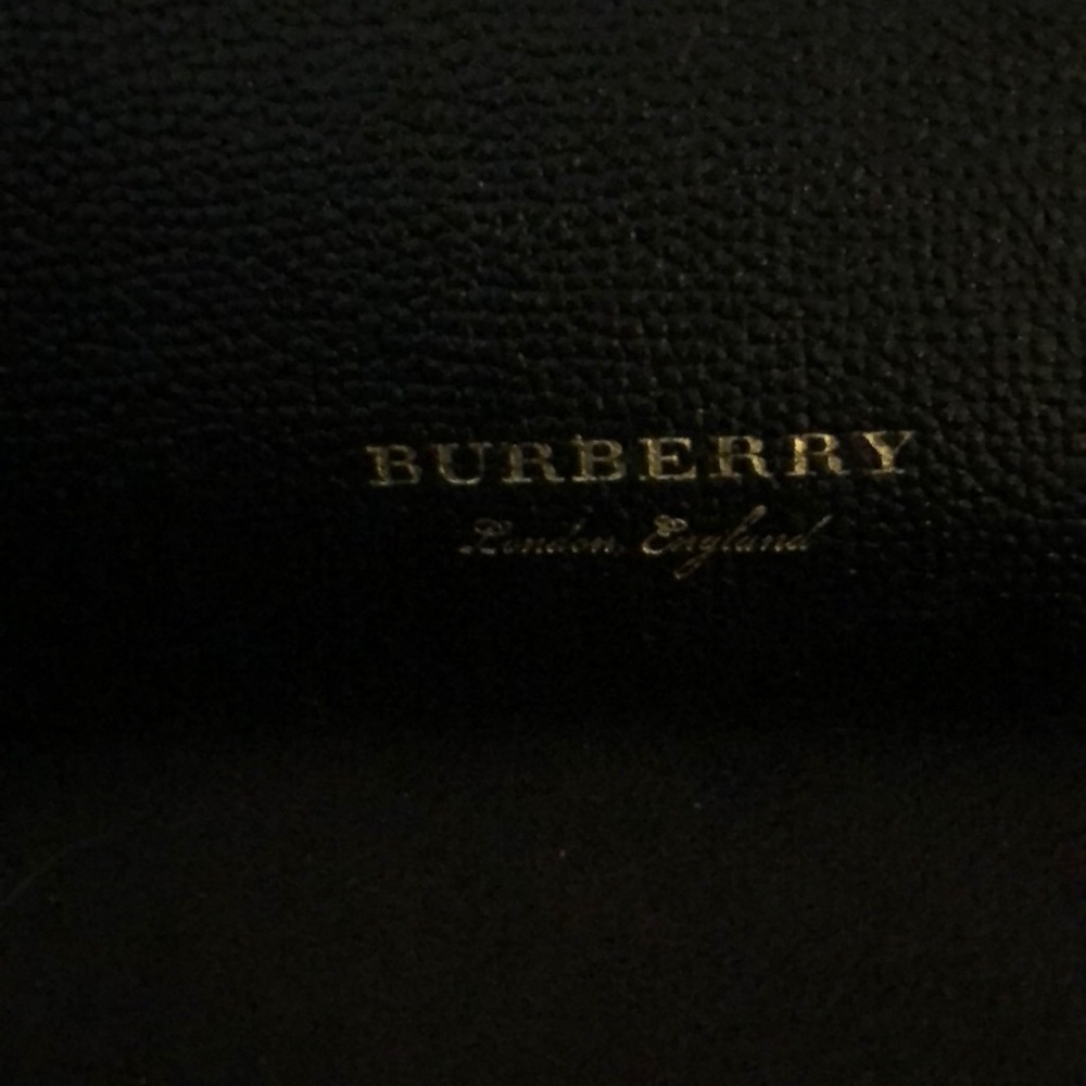 Authentic Burberry black Banner bag House Check - Picture 5 of 5